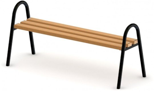 Portable galvanised bench MA 01/B